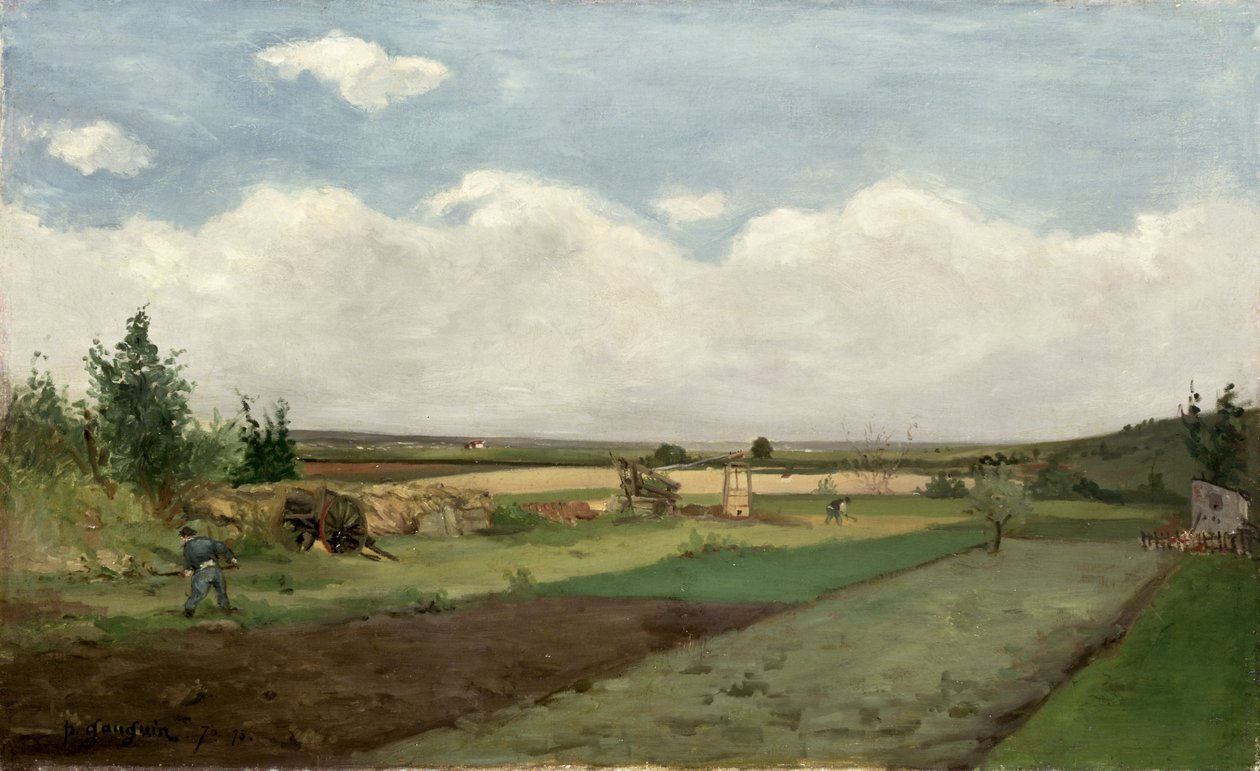Landskab, 1873 af Paul Gauguin
