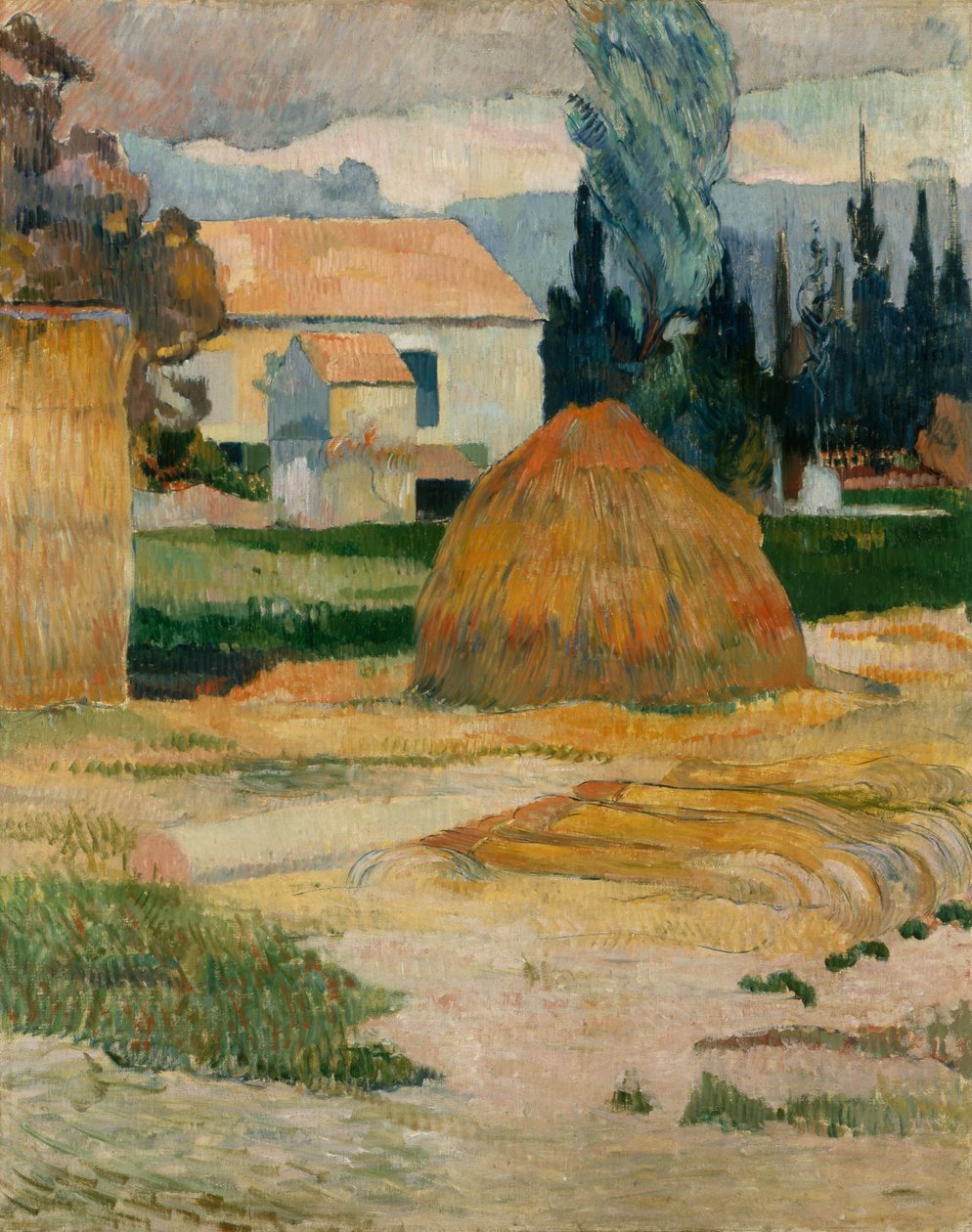 Landskab nær Arles af Paul Gauguin