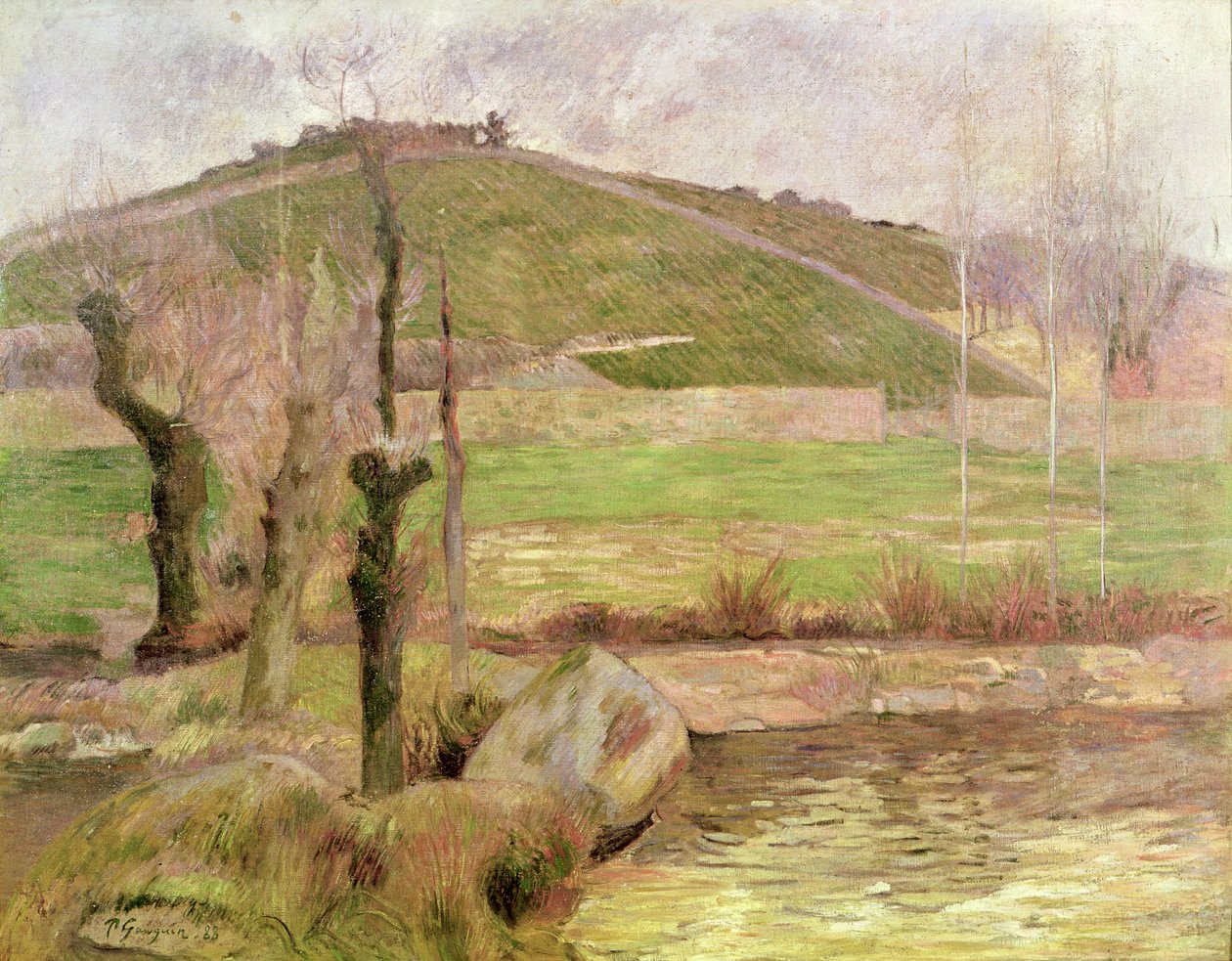 Landskab nær Pont-Aven, 1888 af Paul Gauguin