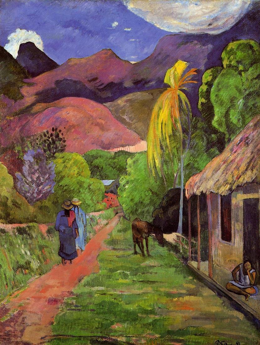 Tahiti gade af Paul Gauguin