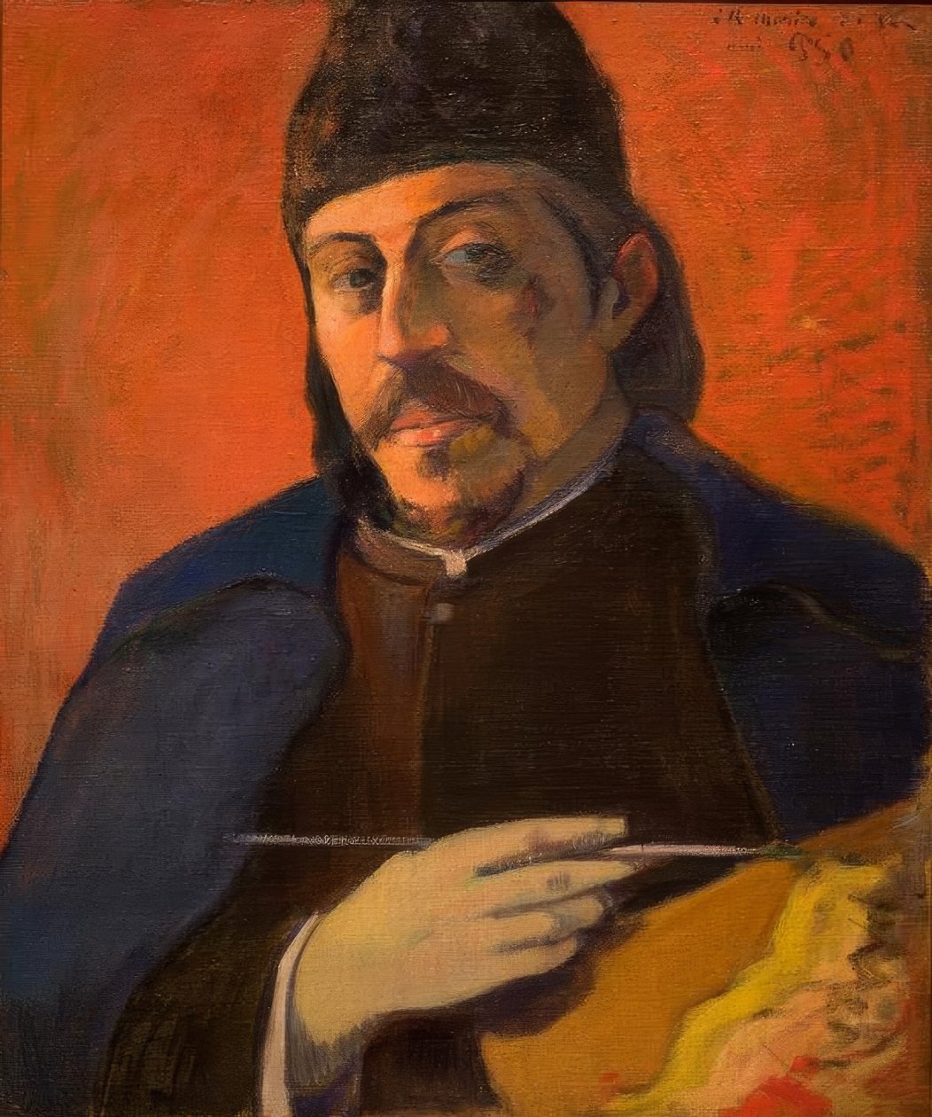 Selvportræt med palet af Paul Gauguin