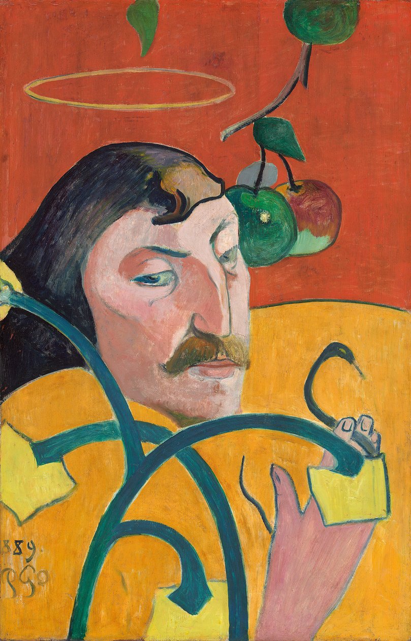 Selvportræt, 1889 (olie på træ) af Paul Gauguin