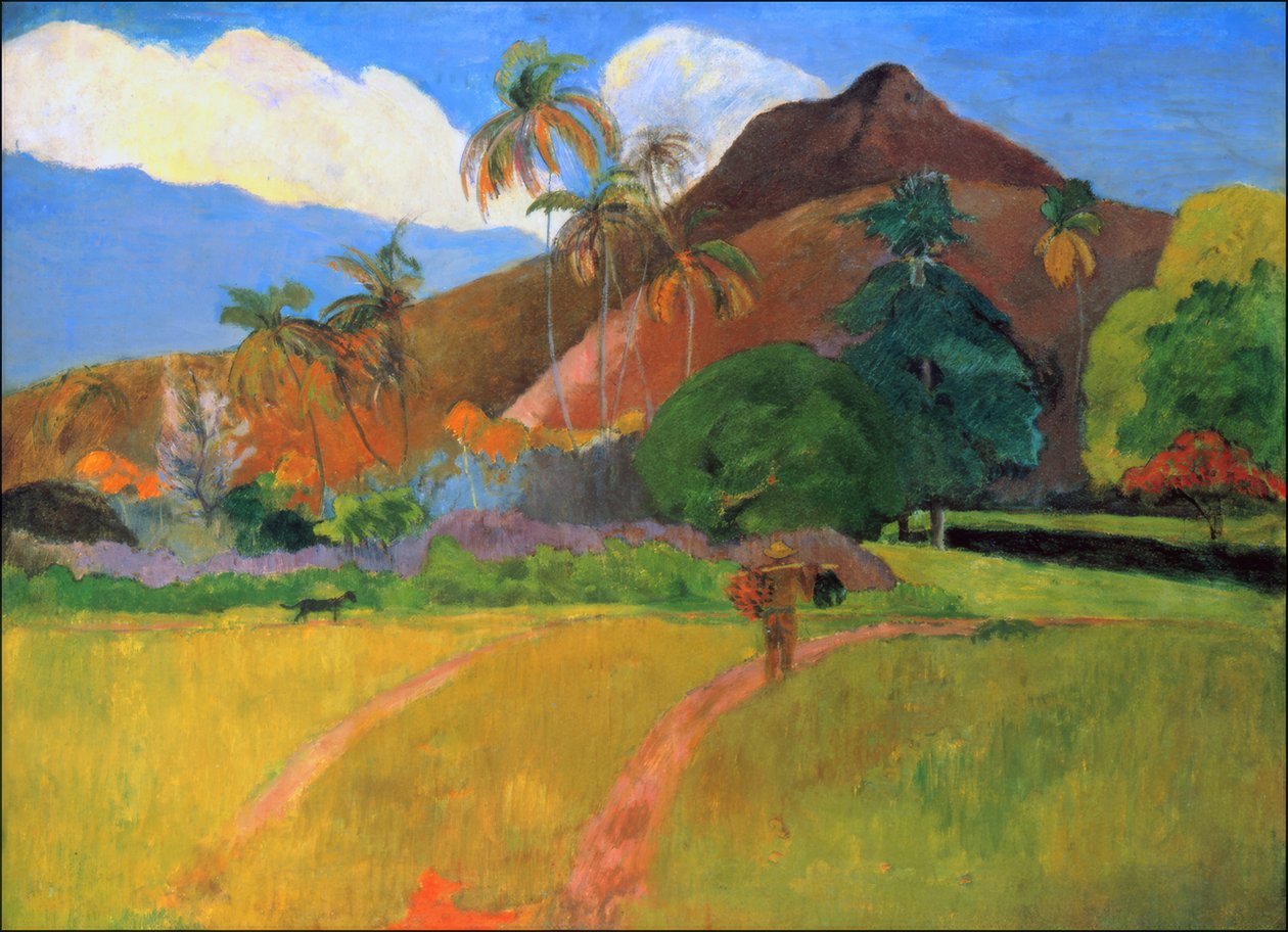 Tahiti: Tahitian Landscape, Paul Gauguin (1893) af Paul Gauguin