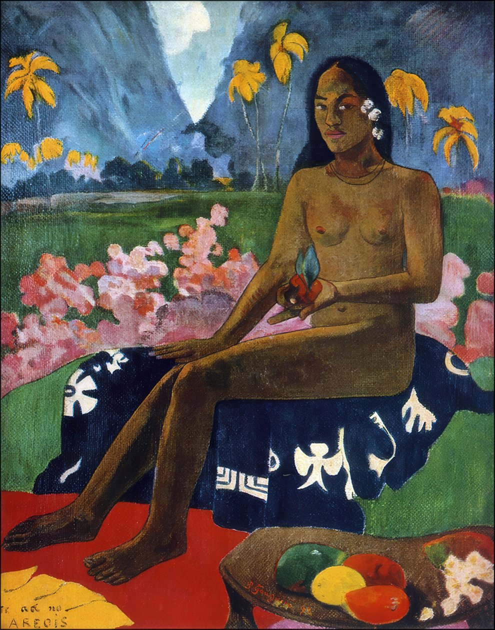 Tahiti: Te Aa No Areois (Areoiens frø), Paul Gauguin (1892) af Paul Gauguin