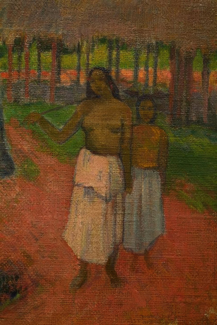 Tahitisk idyl af Paul Gauguin