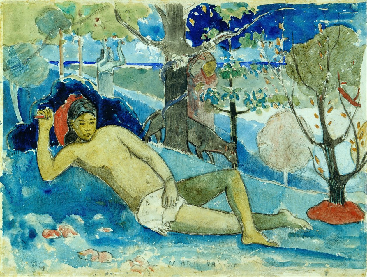Te arii vahine (Skønhedens dronning eller Den ædle dronning) af Paul Gauguin