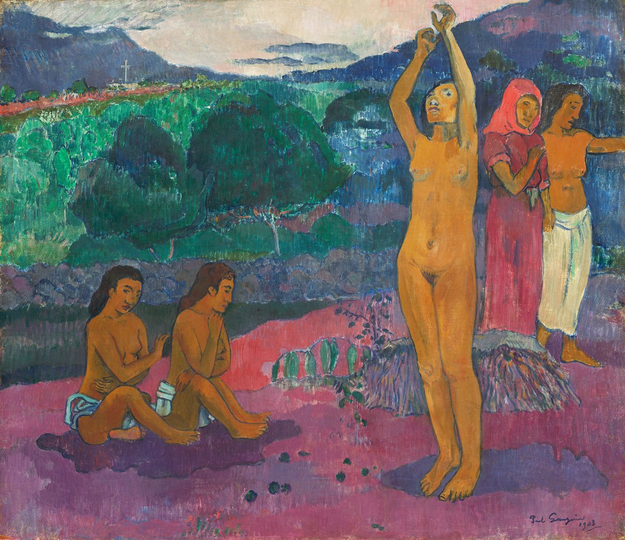 Invokationen, 1903 af Paul Gauguin