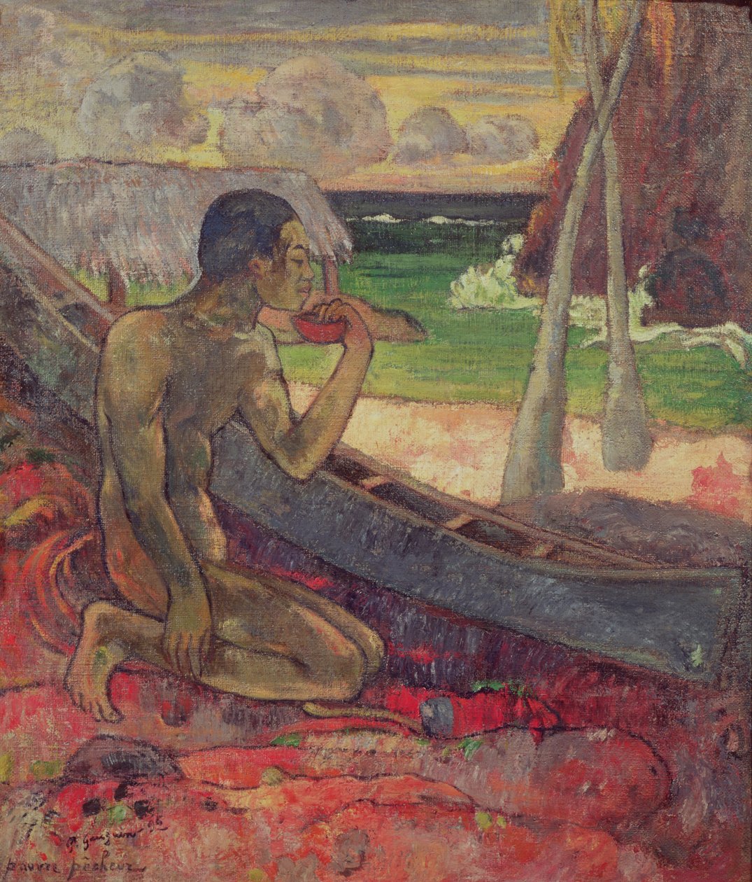 Den fattige fisker, 1896 af Paul Gauguin
