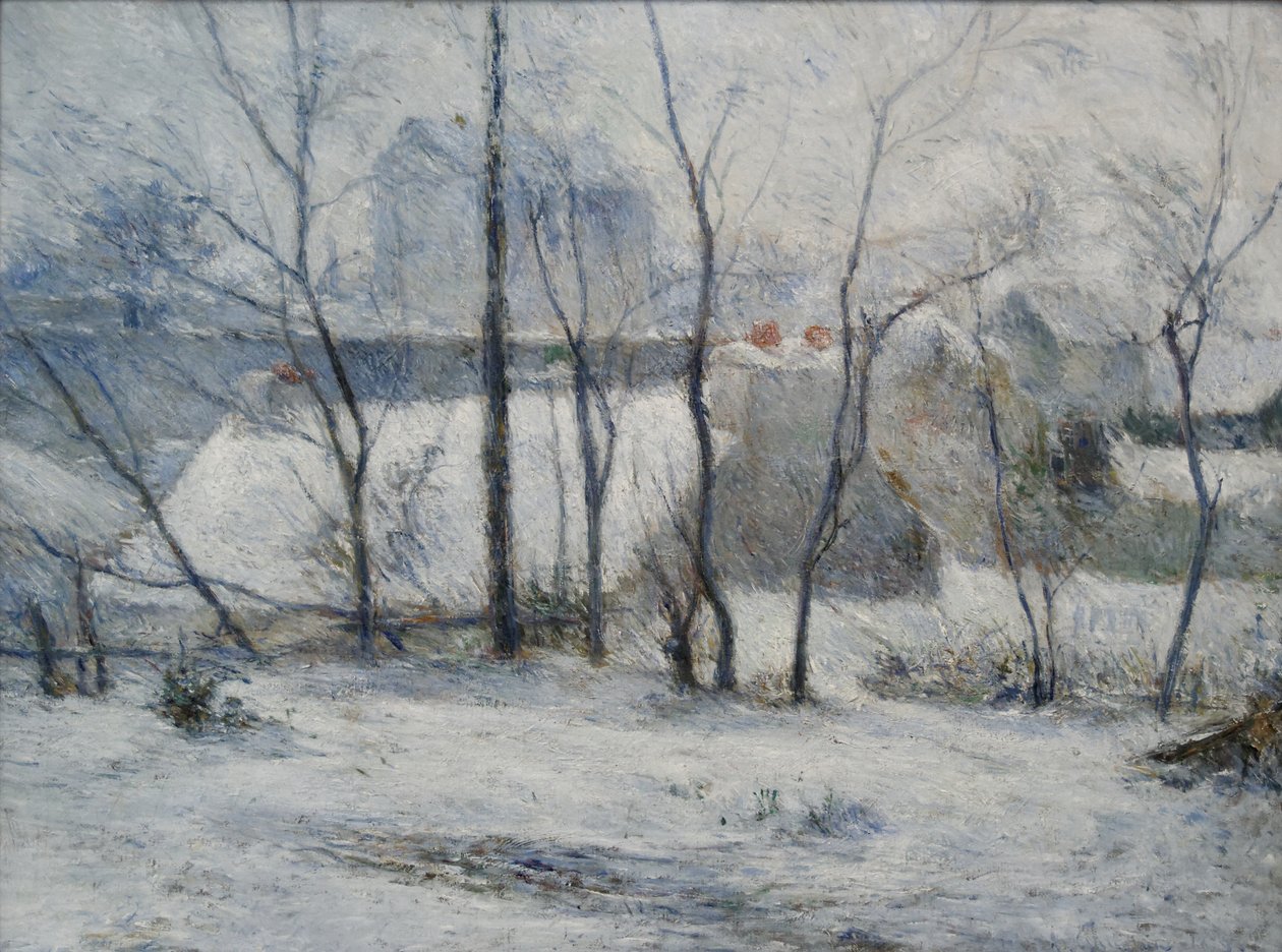 Vinterlandskab af Paul Gauguin