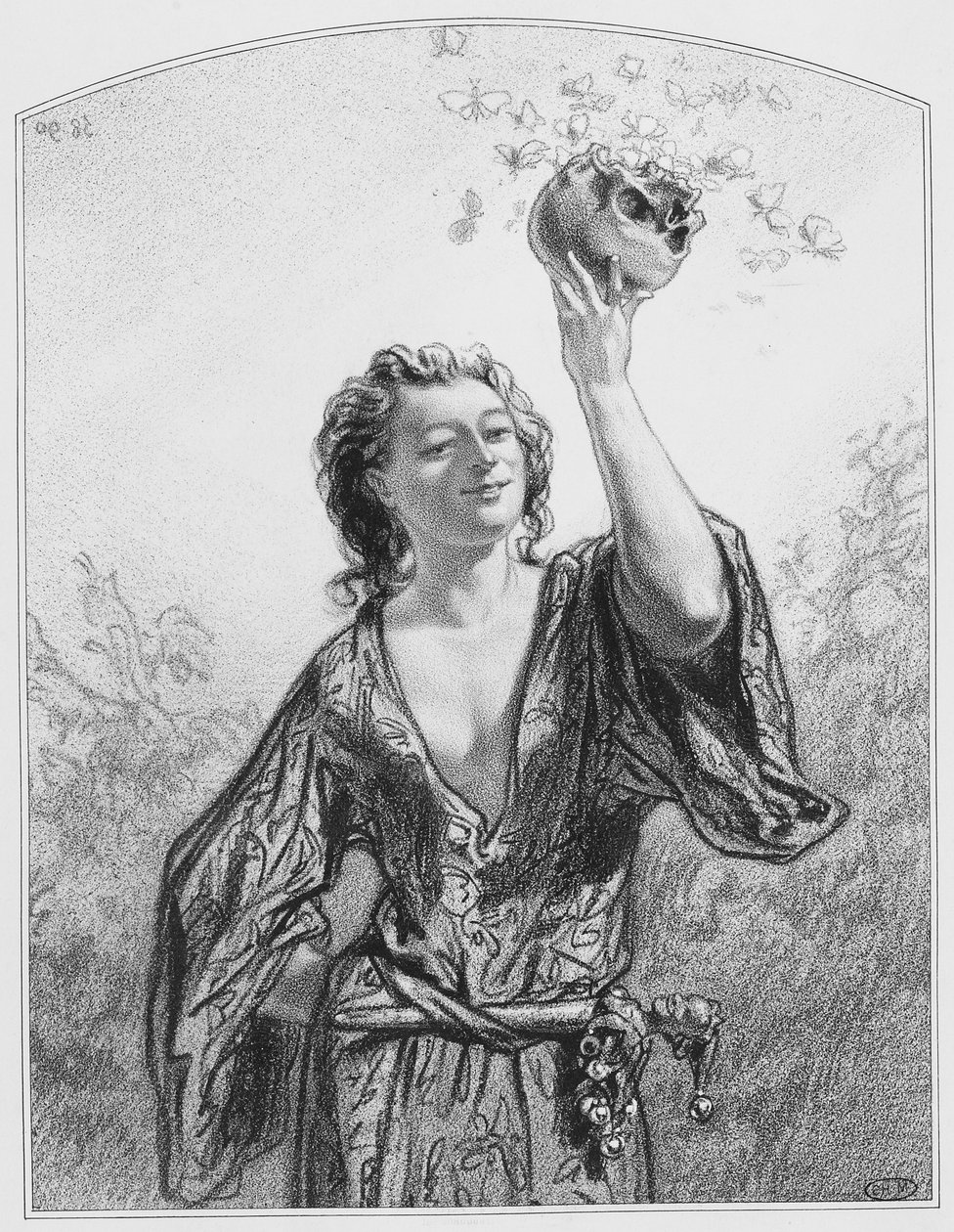 Toqués, toqués, plade 1 fra Les Toquades, 1858 af Paul Gavarni