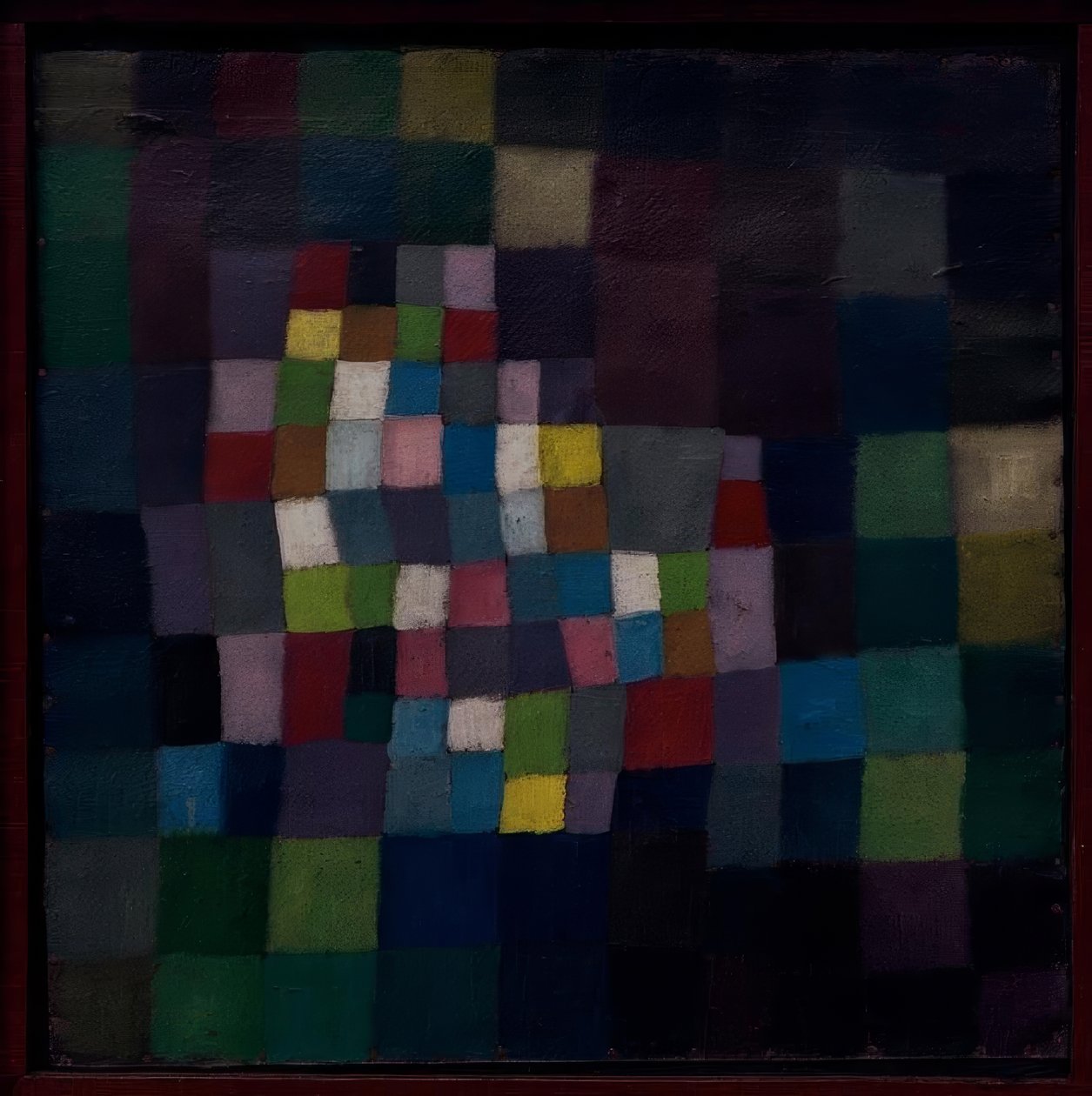 Abstrakt vedrørende et blomstrende træ af Paul Klee