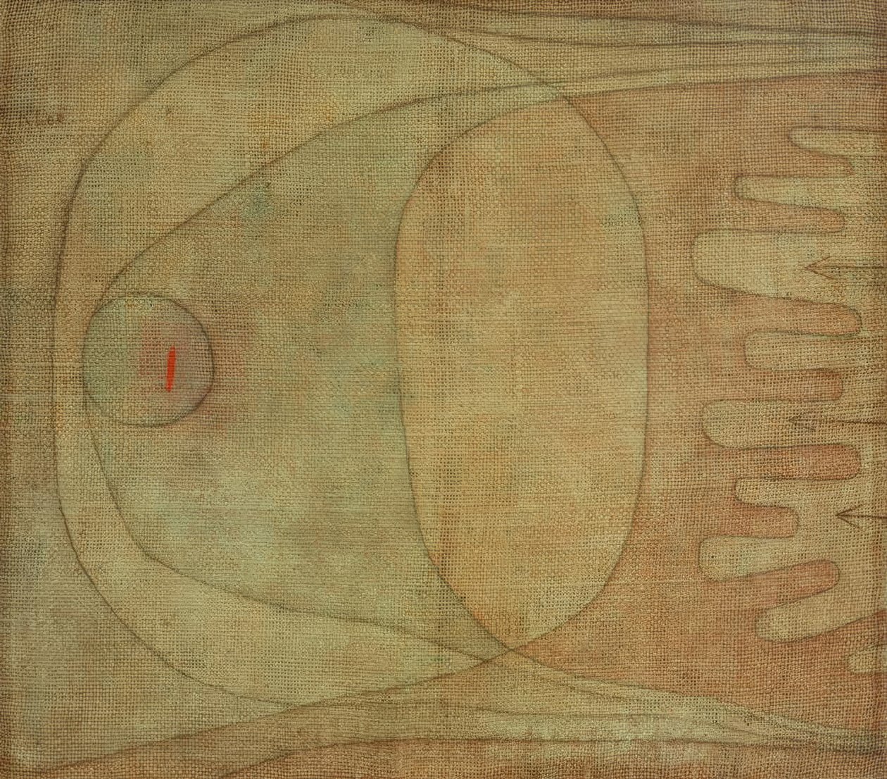 Angst af Paul Klee