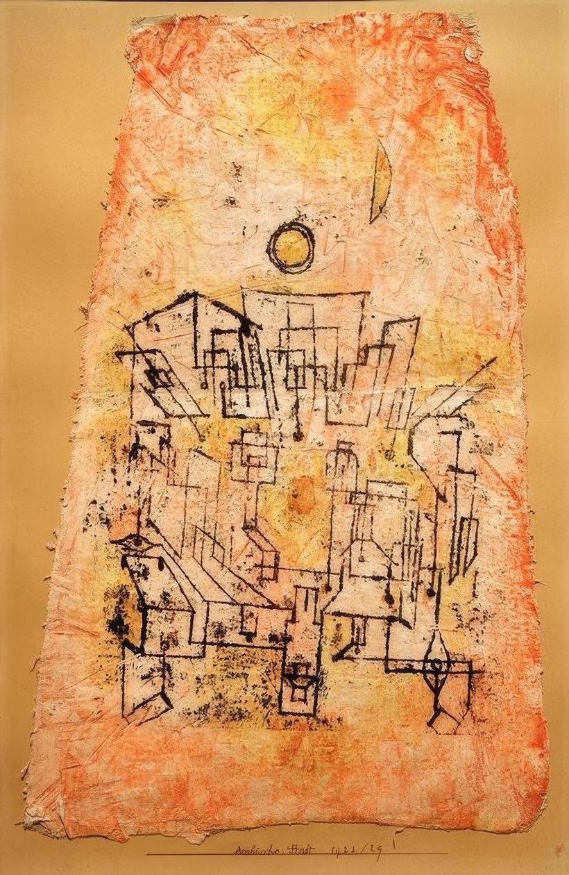 Arabisk by af Paul Klee