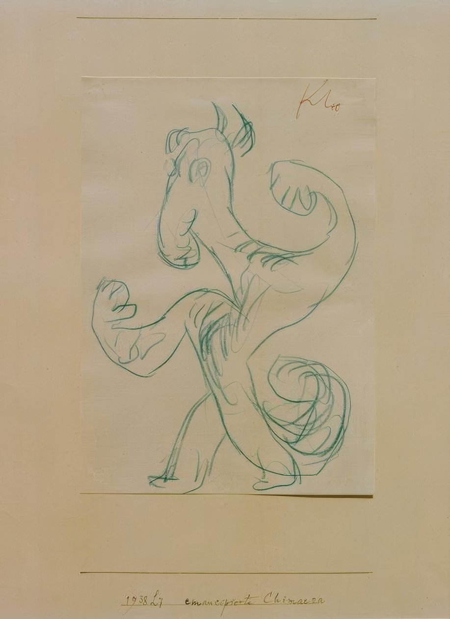 Emancipierte Chimaera af Paul Klee