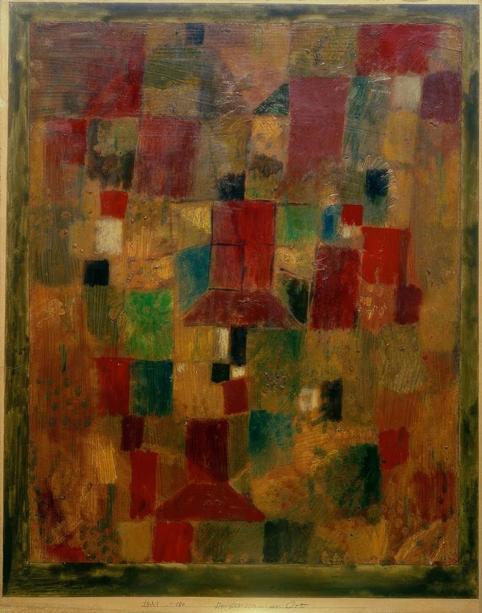 Efterårssolrigt sted af Paul Klee