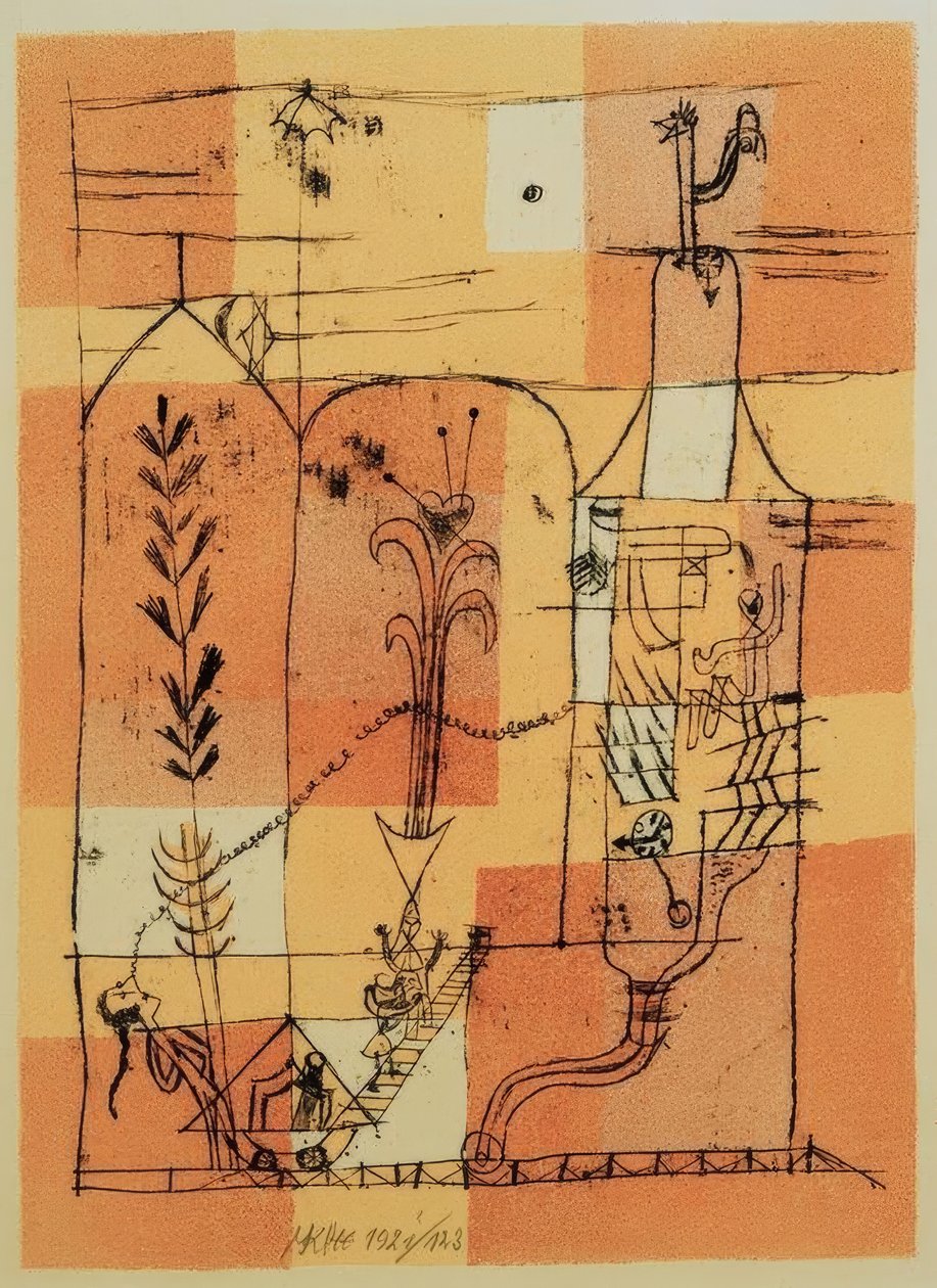 Hoffmanneske Scene af Paul Klee