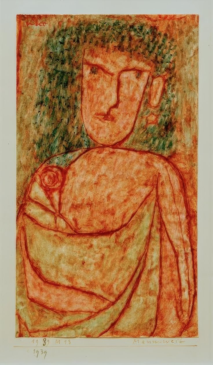 Mannweib (fra en tabt gammel roman) af Paul Klee