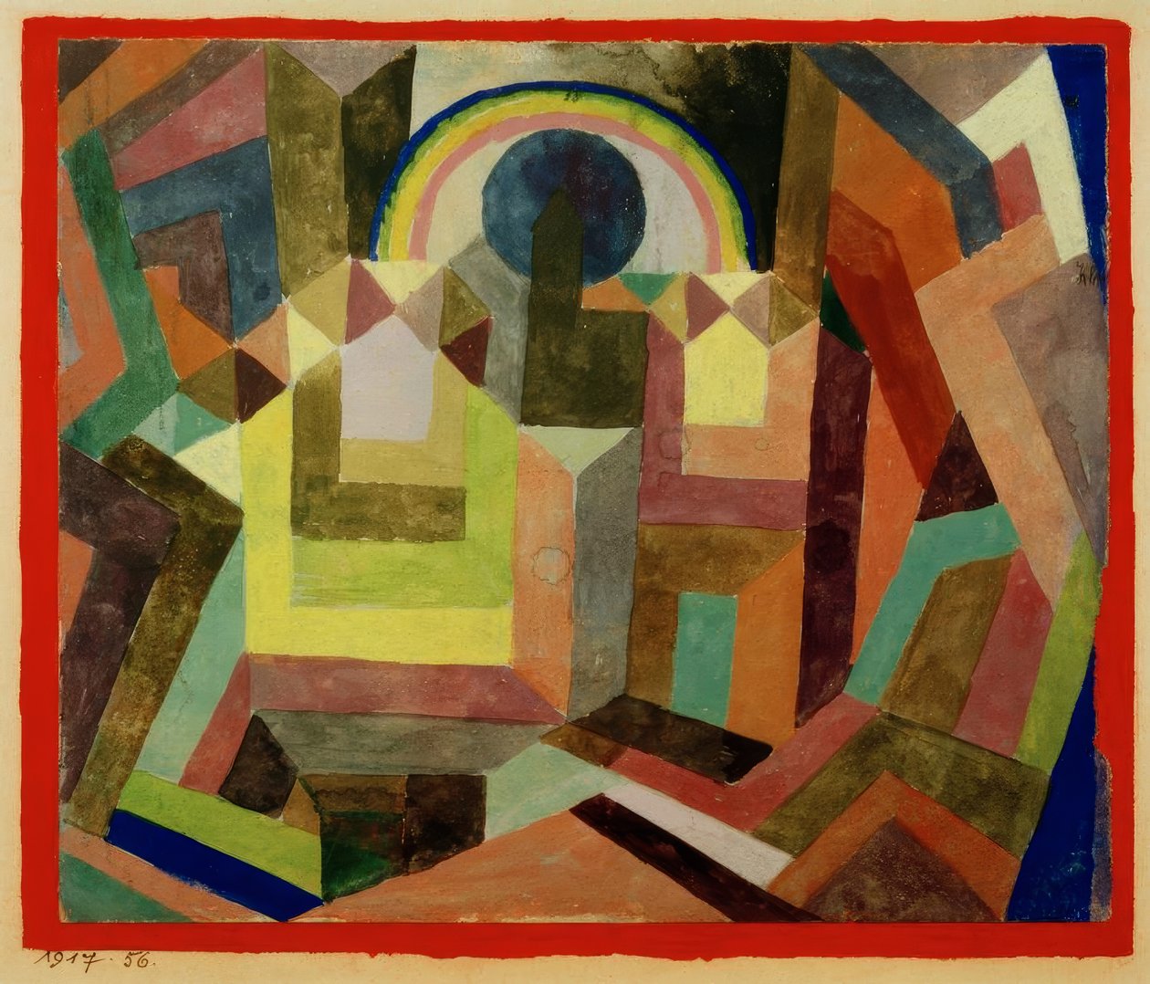 Med regnbuen af Paul Klee