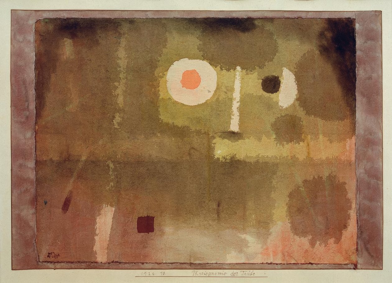 Fysiognomi af turbiditeten af Paul Klee