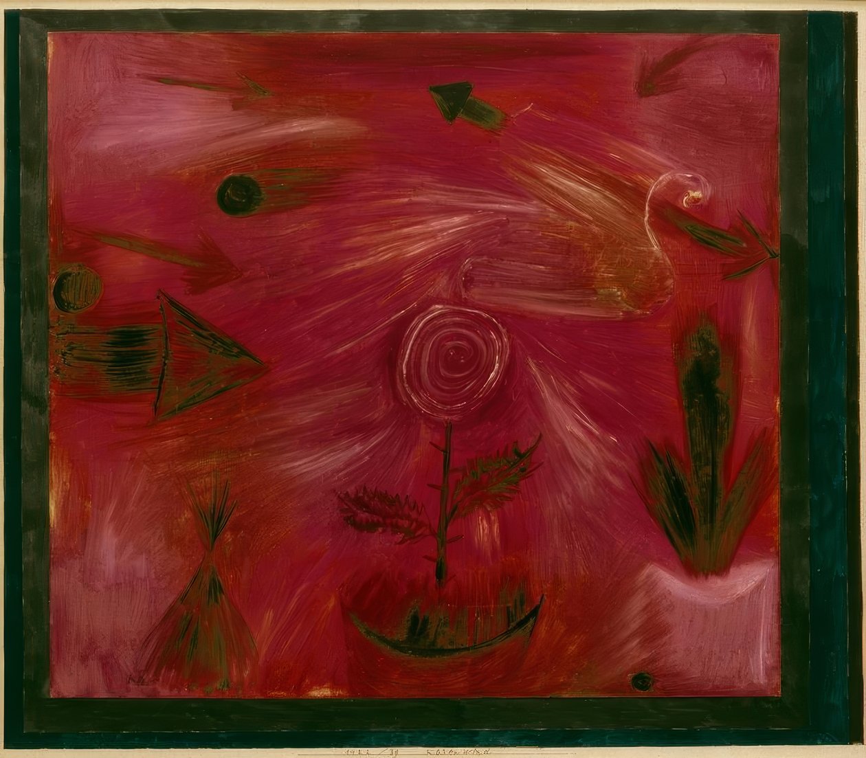 Rosenwind af Paul Klee