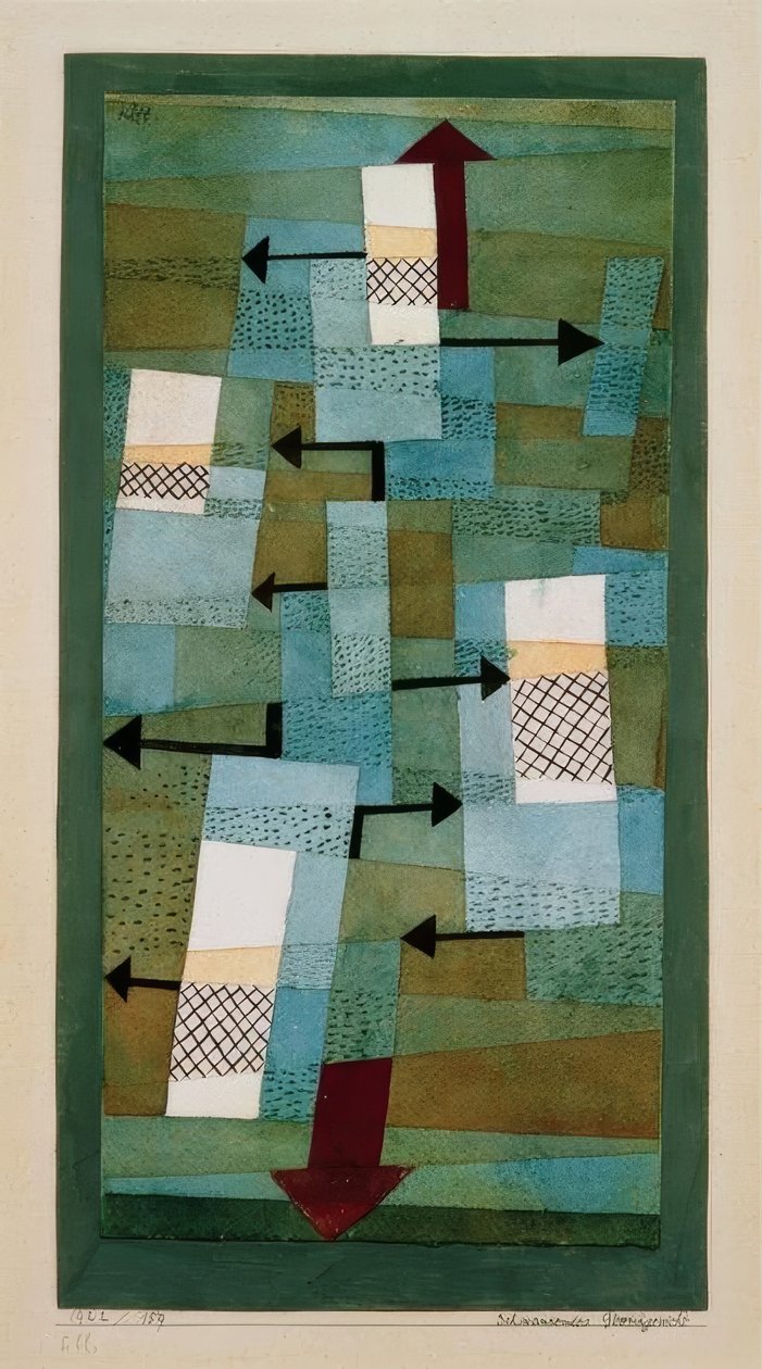 Ustabil balance af Paul Klee