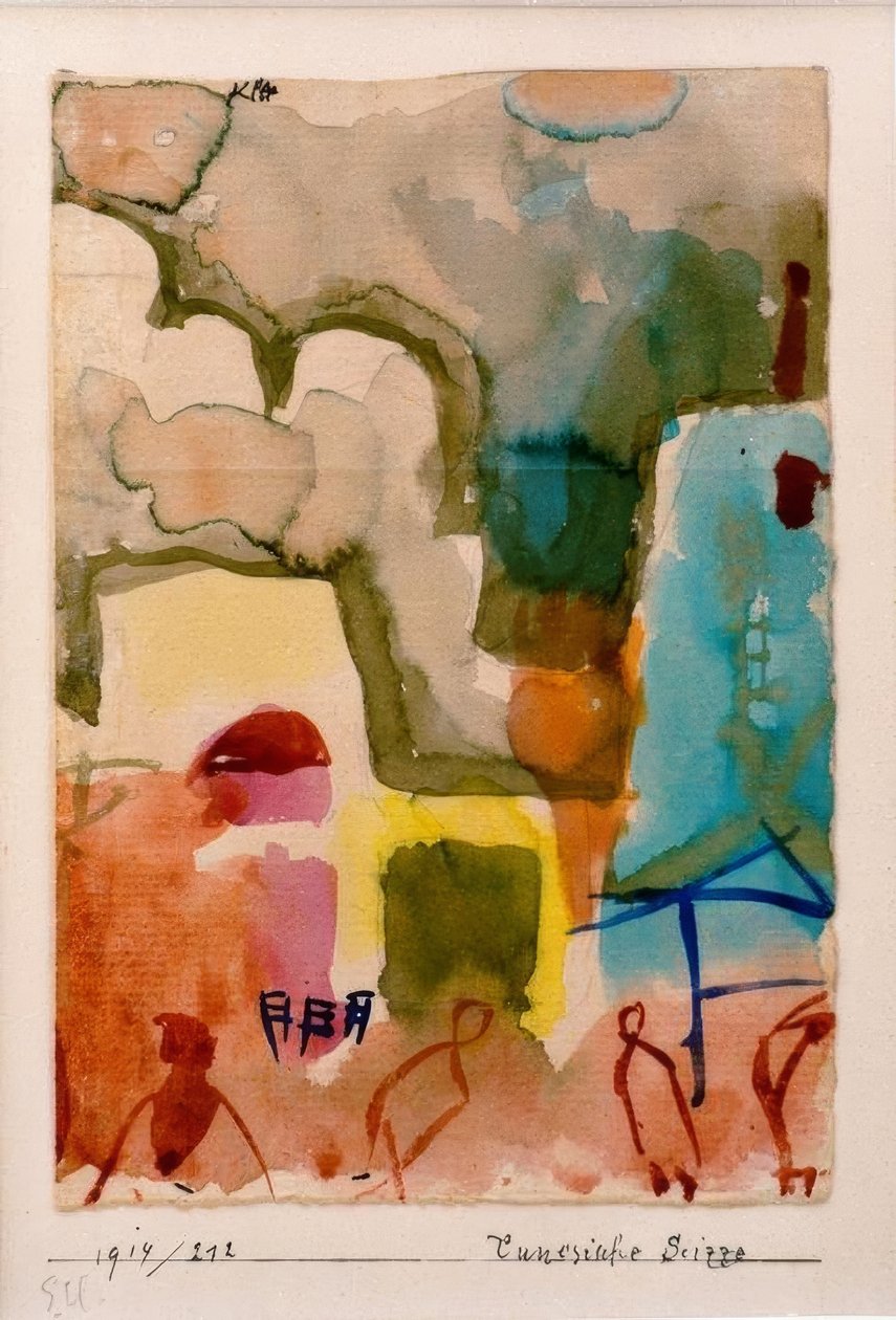 Tunesisk Sizze af Paul Klee