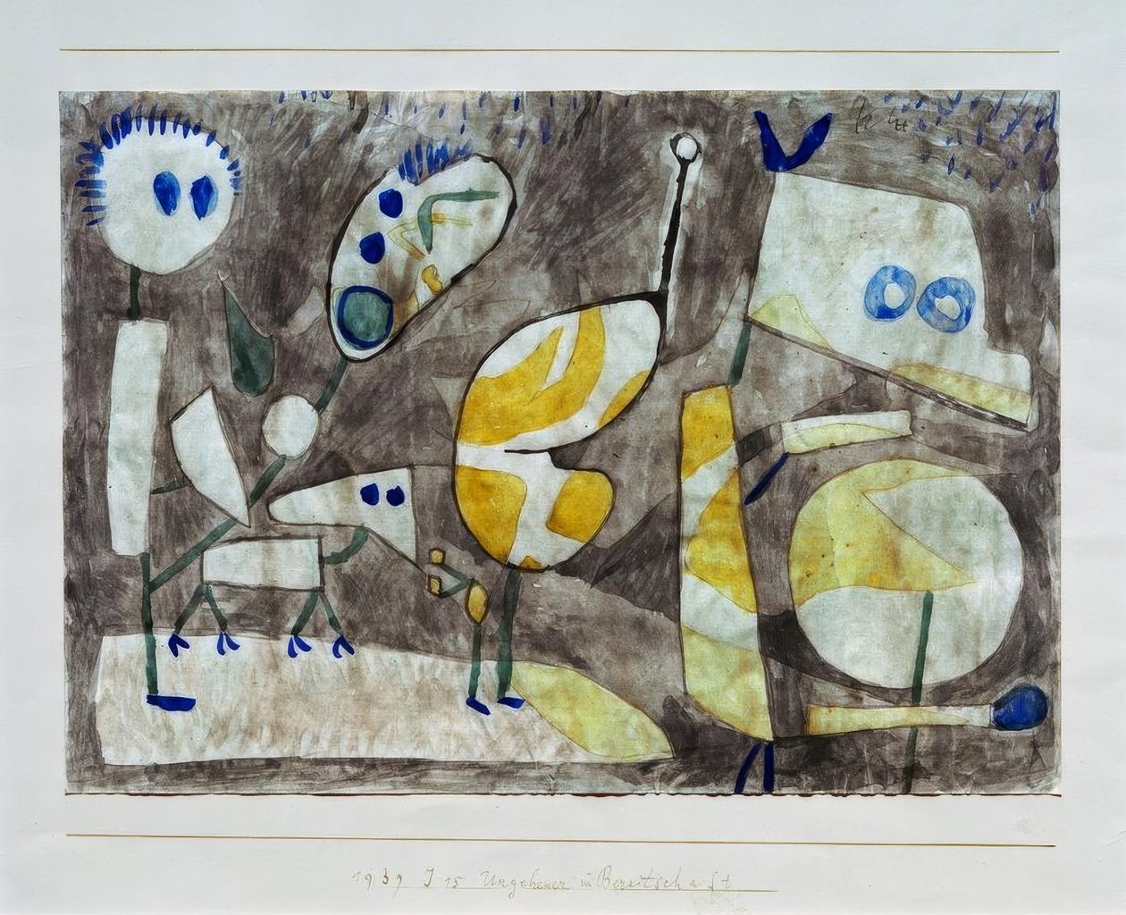 Monster i beredskab af Paul Klee