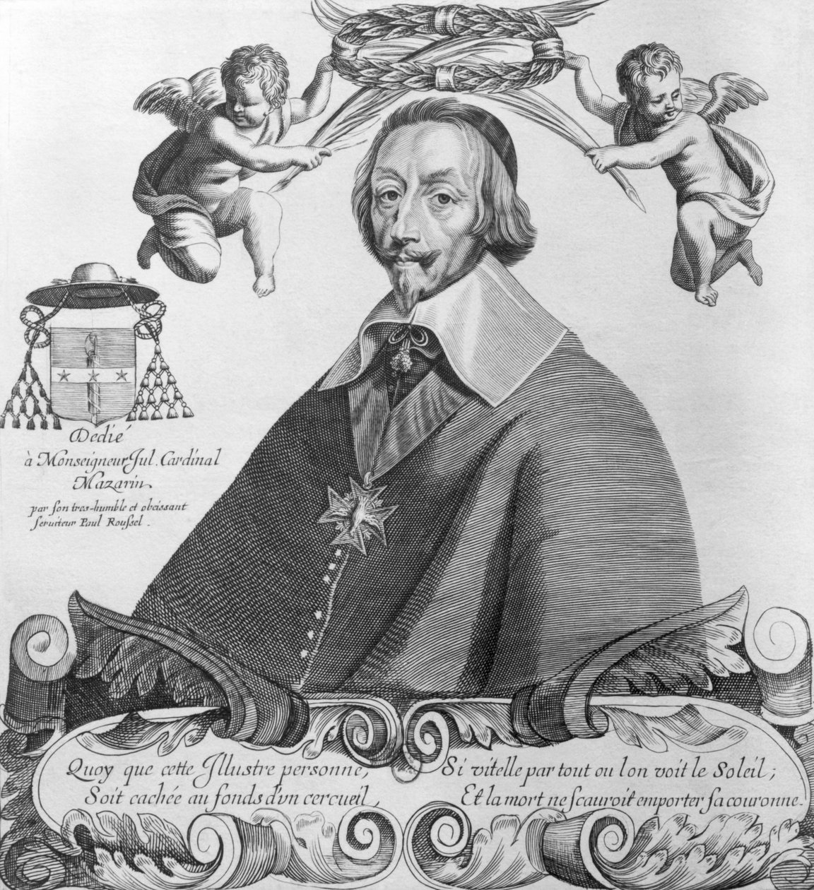 Portræt af kardinal de Richelieu (1585-1642) af Paul Marie Roussel