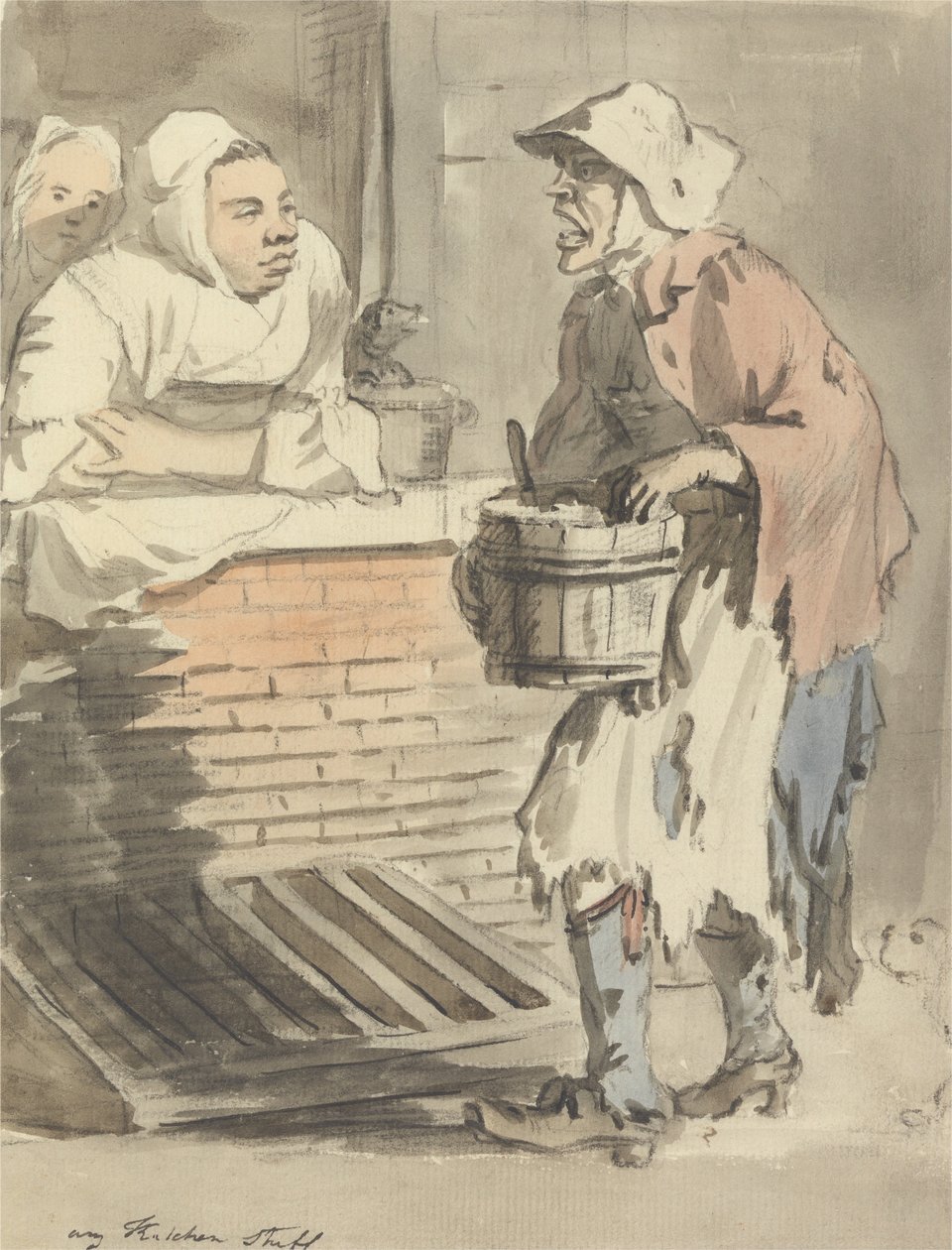 London Cries- ethvert køkkenartikler af Paul Sandby