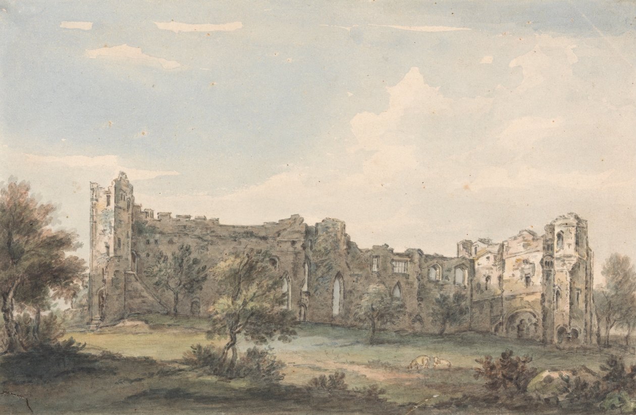 Ruiner af Newark Castle af Paul Sandby