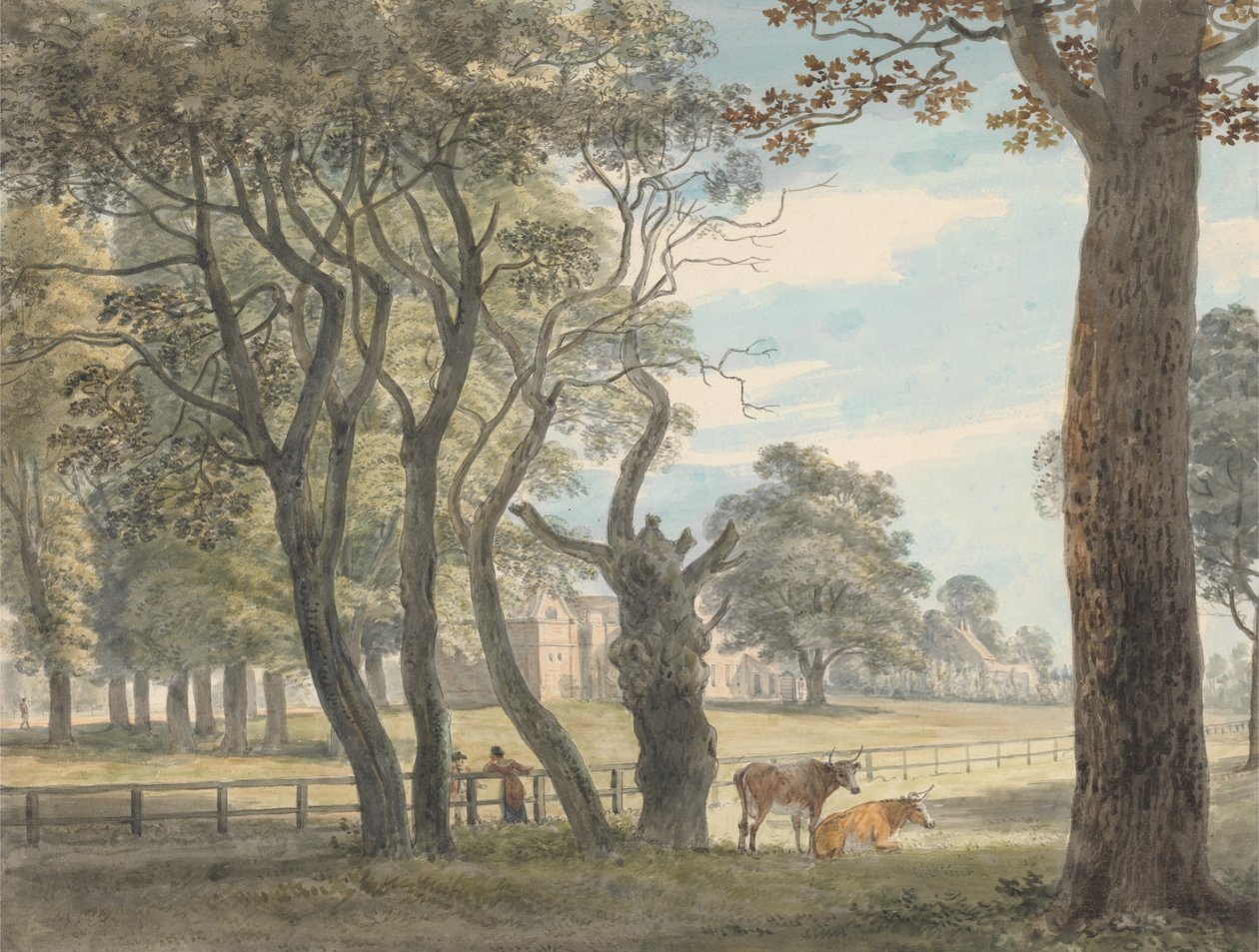 Krudtmagasinet, Hyde Park af Paul Sandby
