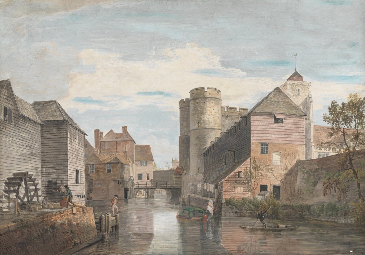 Westgate, Canterbury af Paul Sandby