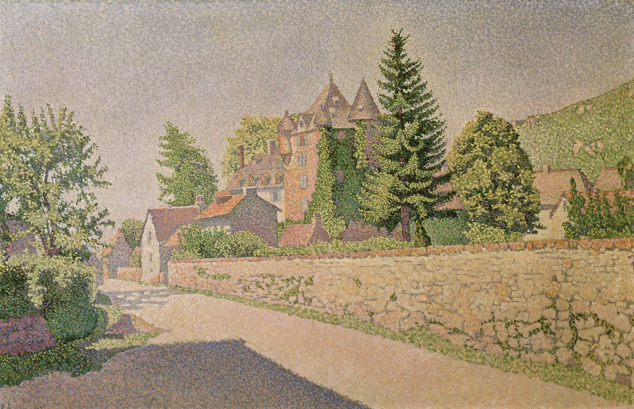 Chateau de Comblat, ca. 1887 af Paul Signac