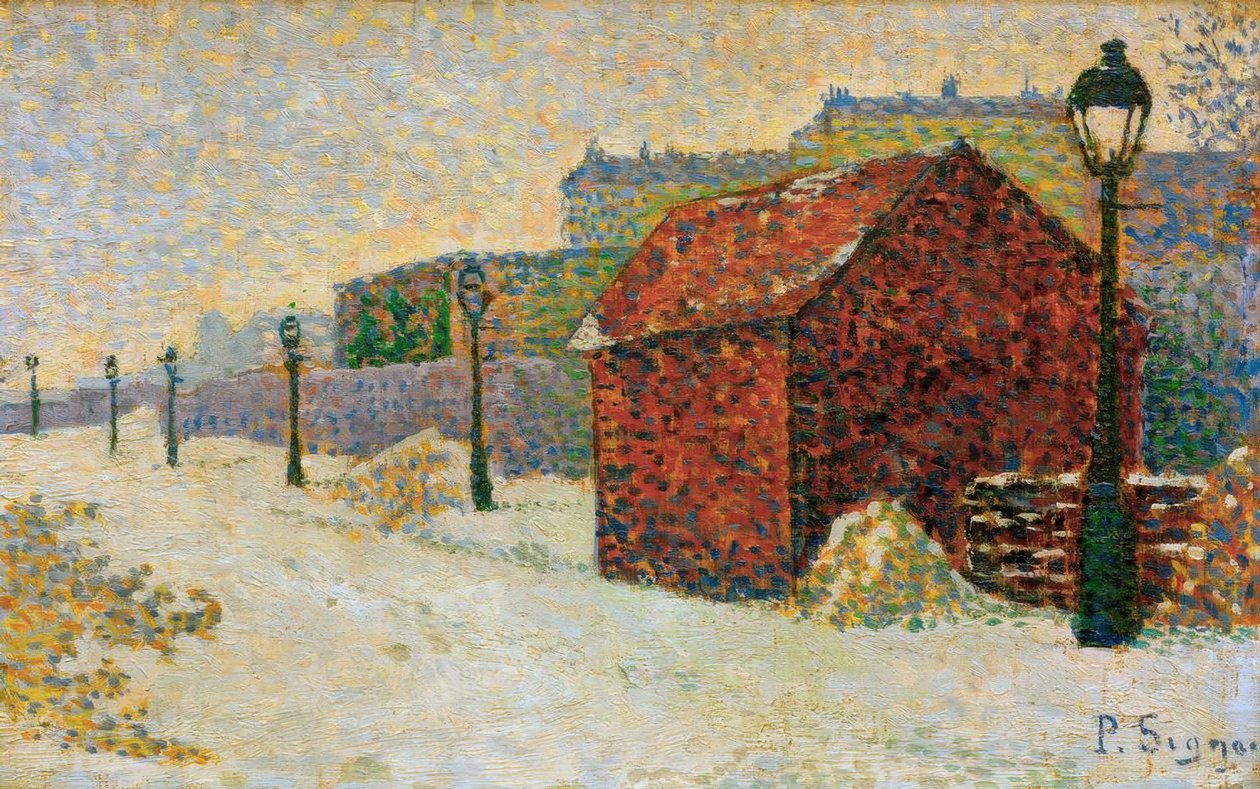 Sne i Montmartre af Paul Signac