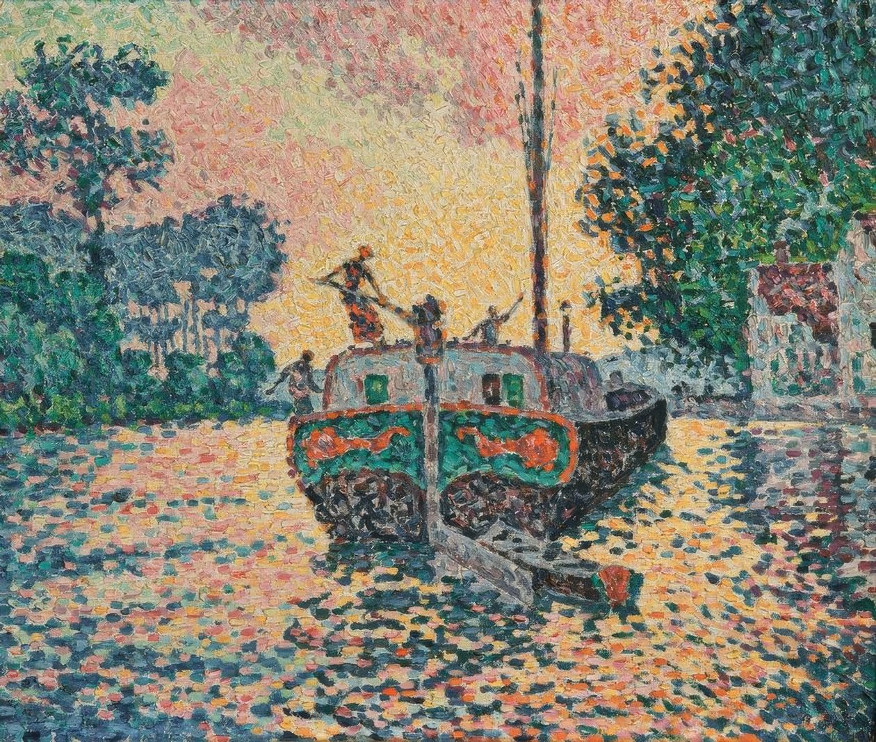 Prammen, Samois af Paul Signac