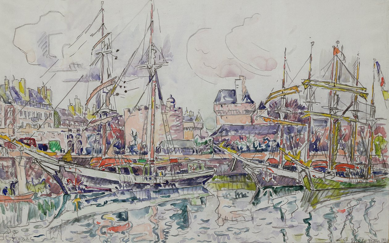 St. Malo, 1930 af Paul Signac