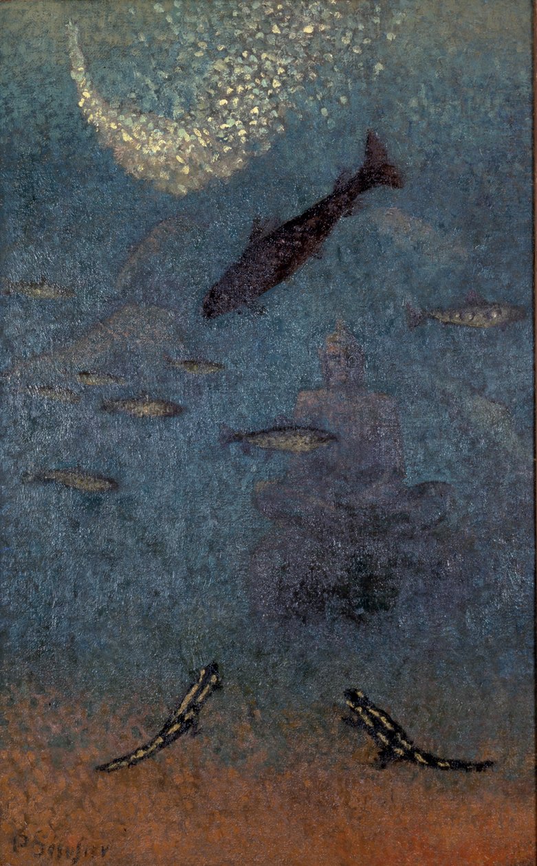 Den neddykkede Buddha, ca. 1910 af Paul Sérusier