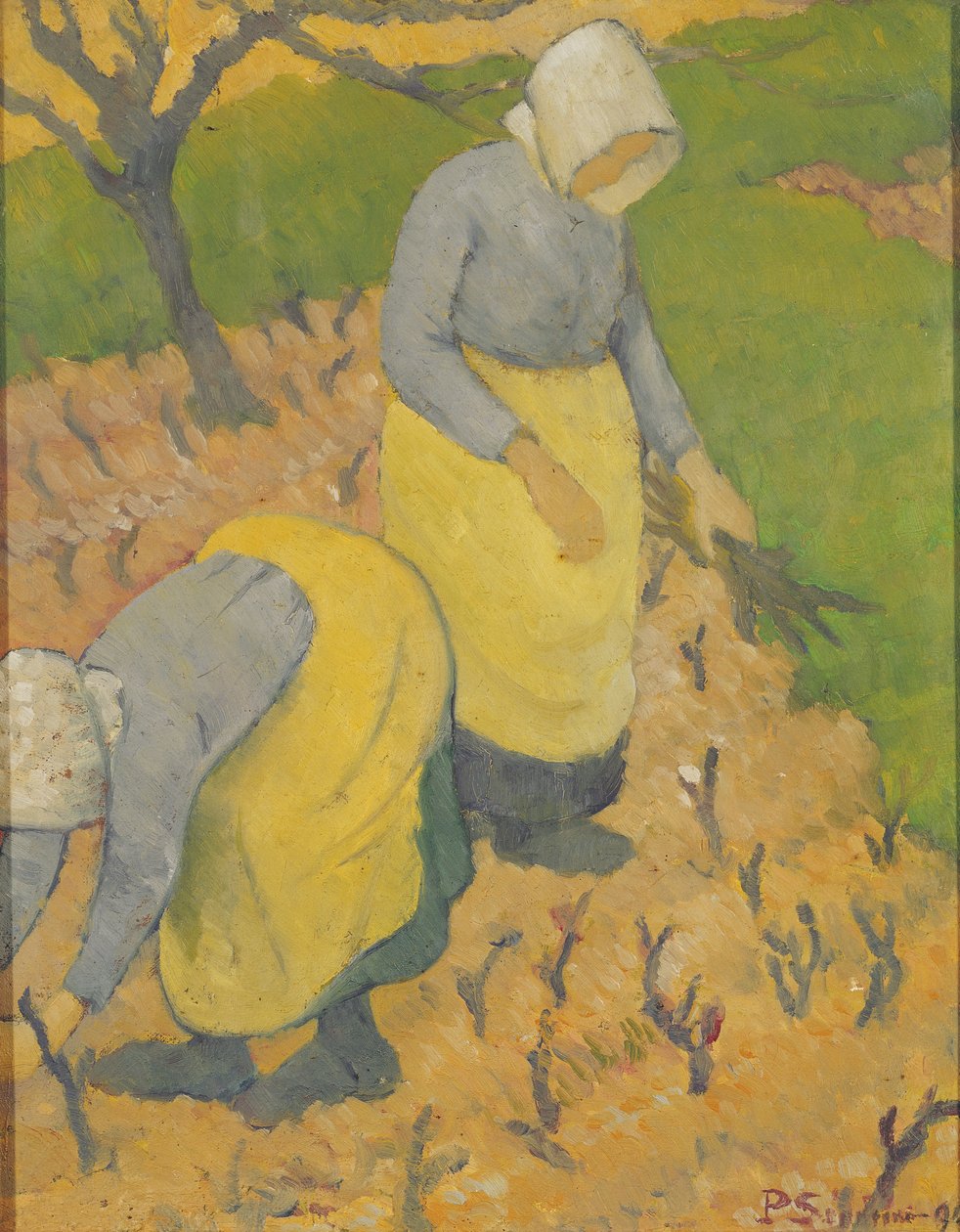 Kvinder i vingården, 1890 af Paul Sérusier
