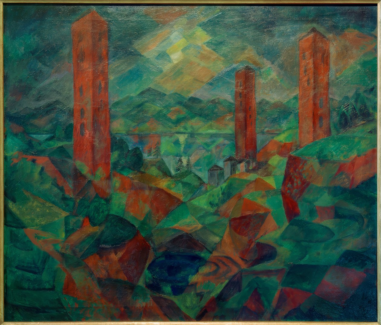 De røde tårne af Paul Adolf Seehaus