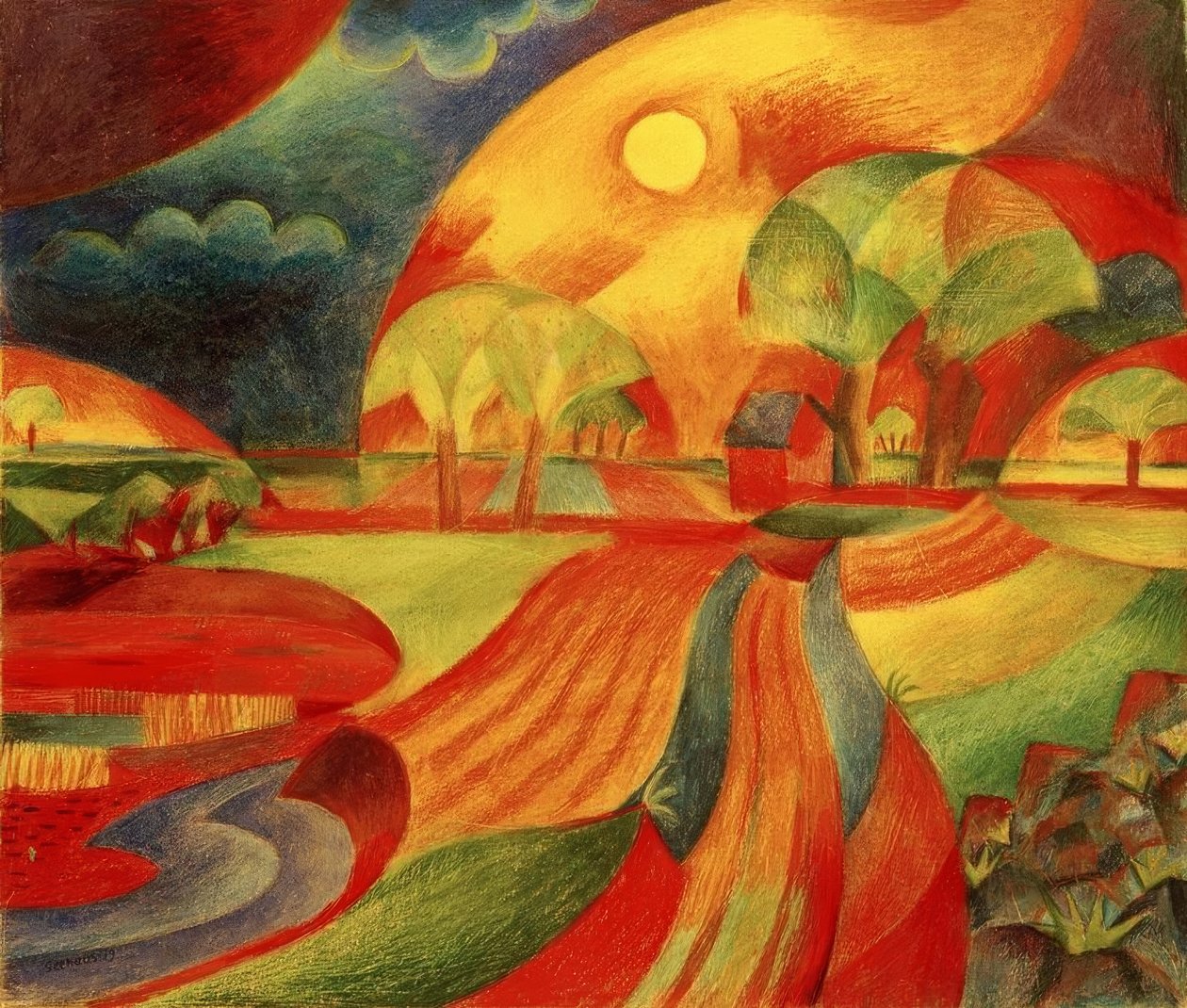 Niveau (nær Hamborg) af Paul Adolf Seehaus