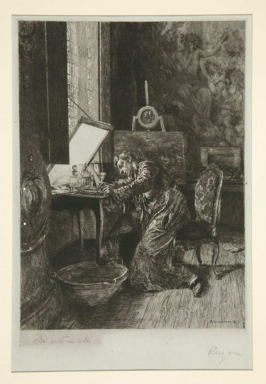 Maleren af Paul Adolphe Rajon
