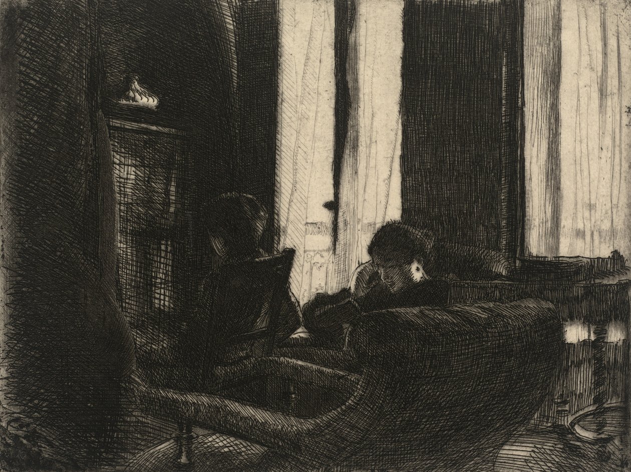 Intimitet Intimitet, 1889. af Paul Albert Besnard