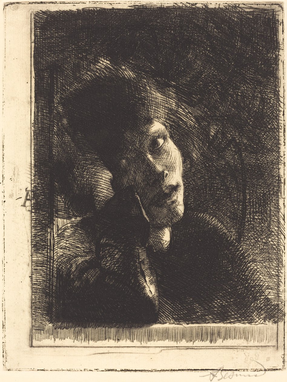 Den skæve muse, 1884. af Paul Albert Besnard