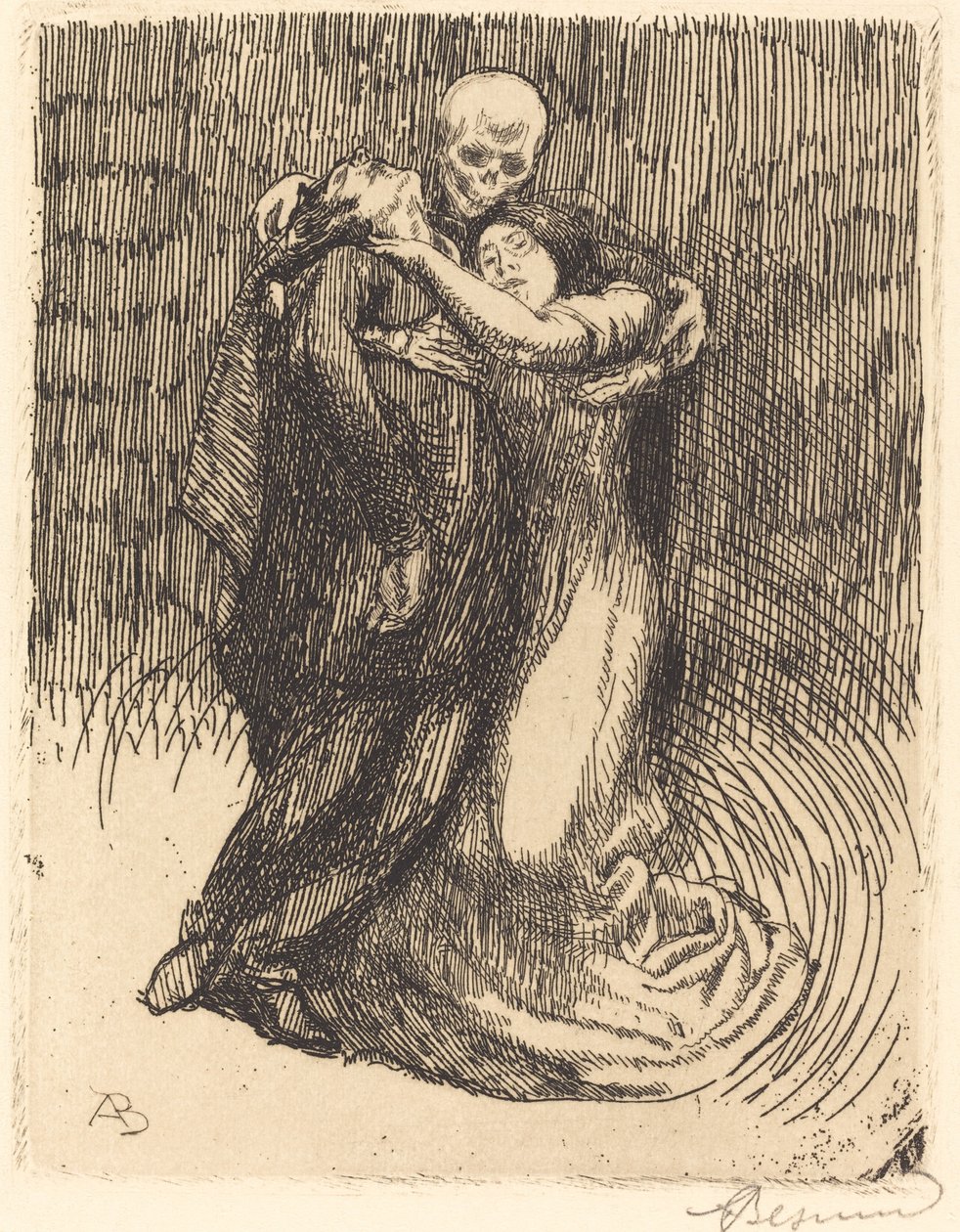 Love Consecrates She Consecrates Love, 1900. af Paul Albert Besnard