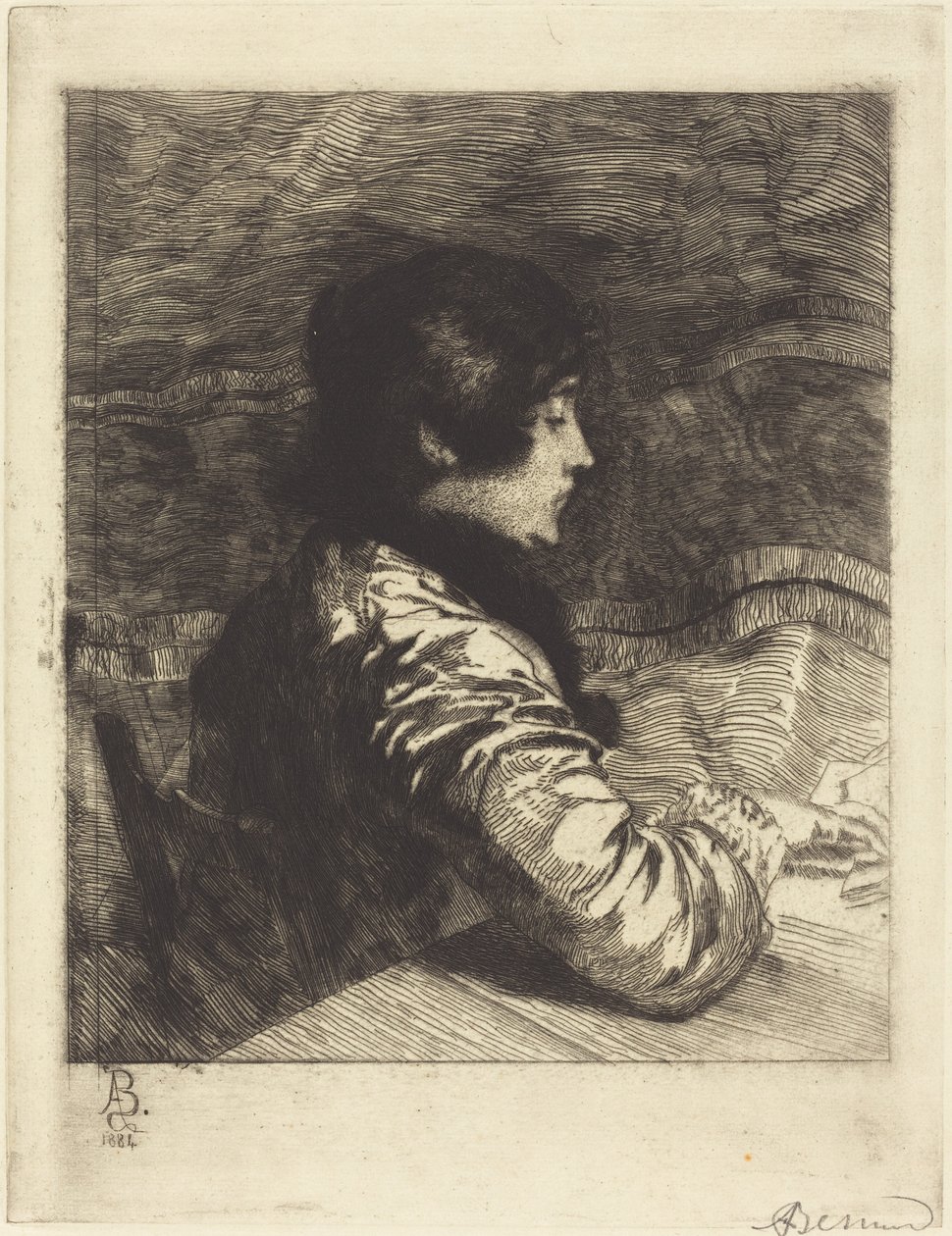 Madame Besnard, 1884. af Paul Albert Besnard