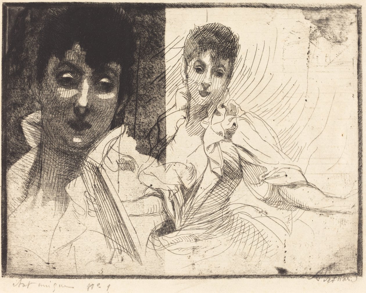 Madeleine Lemaire, 1900. af Paul Albert Besnard
