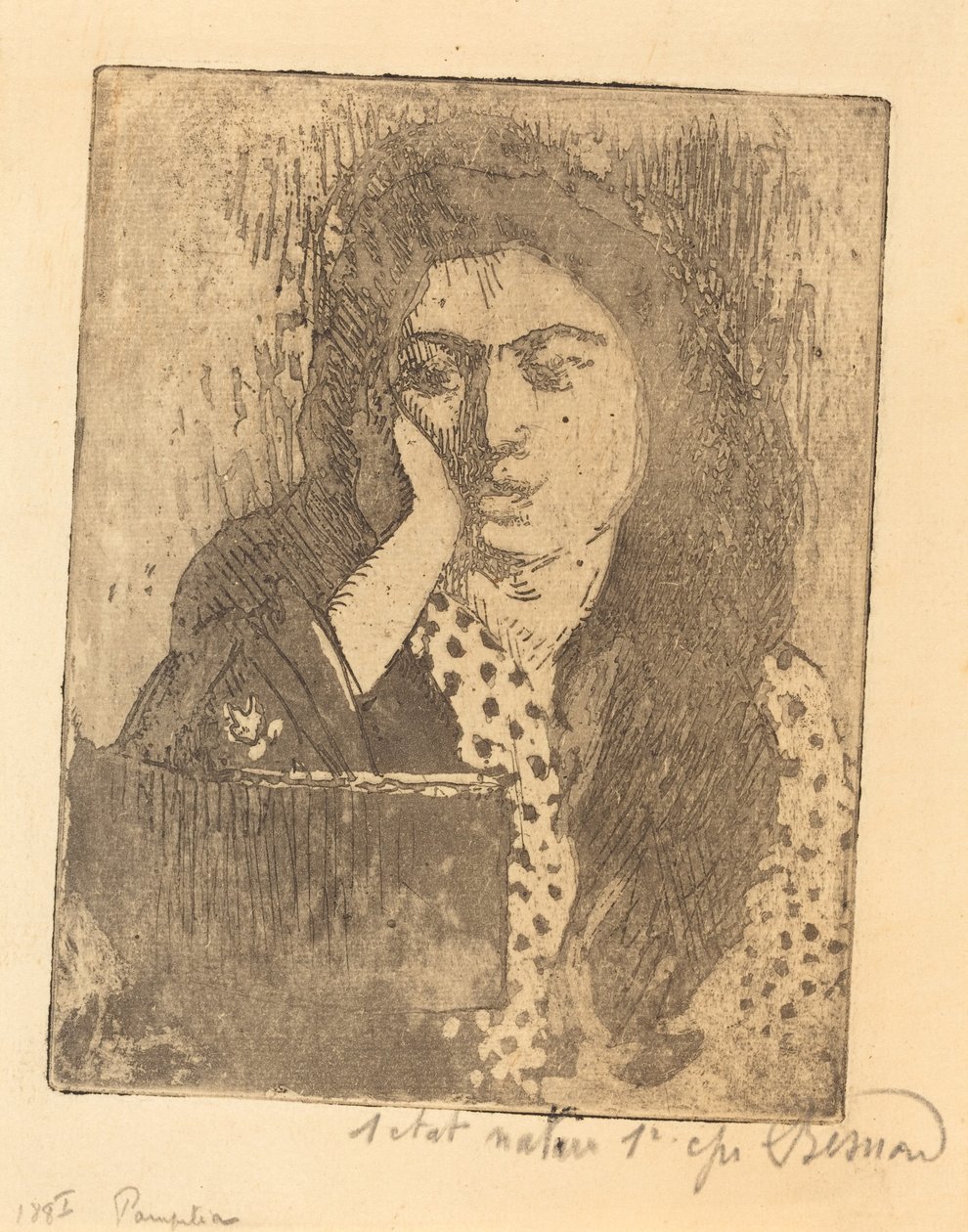 Pompilia, 1919. af Paul Albert Besnard