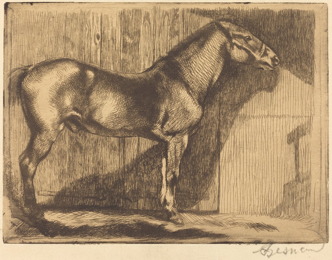 Pony Le poney, 1892. af Paul Albert Besnard