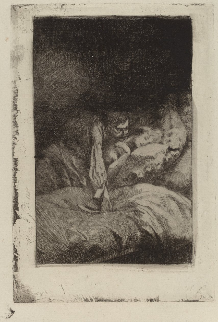 Mordet Mordet, 1885. af Paul Albert Besnard