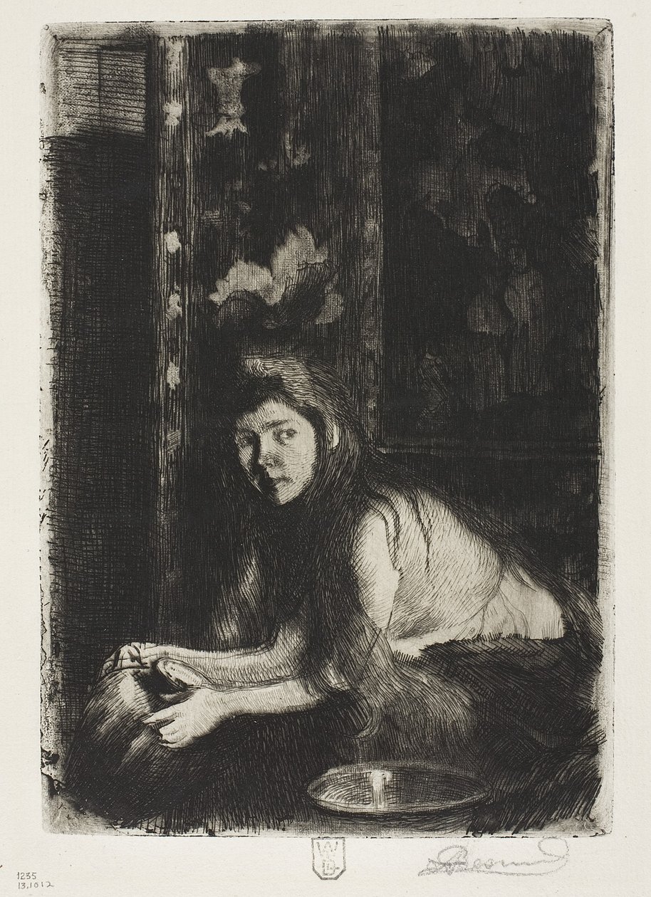 Kvinde med en vase, 1894 af Paul Albert Besnard